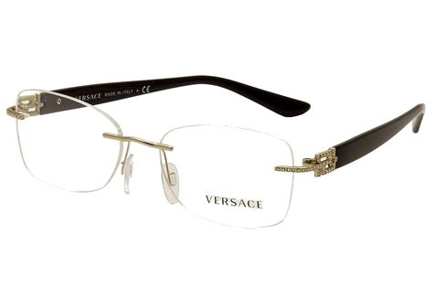 versace glass frames 2016|Versace rimless glasses for women.